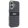 Etui DKNY Repeat Texture Pattern With Stripe do Apple iPhone 16 Czarny Kompatybilność Apple iPhone 16