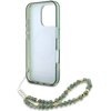 Etui GUESS IML Flowers Allover Electro With Pearl Strap MagSafe do Apple iPhone 16 Pro Max Zielony Marka telefonu Apple