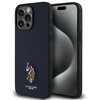 Etui US POLO ASSN Embroidered DH Color do Apple iPhone 15 Pro Max Granatowy