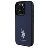 Etui US POLO ASSN Leather Embroidered DH Color do Apple iPhone 15 Pro Max Granatowy Seria telefonu iPhone