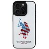 Etui US POLO ASSN Leather Big DH American Flag do Apple iPhone 15 Pro Max Biały Seria telefonu iPhone