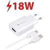 Ładowarka sieciowa FORCELL TFK-TC-1099 18W Biały + Kabel UBS - USB-C