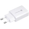 Ładowarka sieciowa FORCELL TFK-TC-1099 18W Biały + Kabel UBS - USB-C Kabel w zestawie USB-A - USB-C