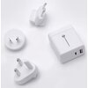 Ładowarka sieciowa FORCELL 3w1 45W Biały Kabel w zestawie Brak