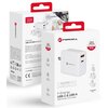 Ładowarka sieciowa FORCELL 3w1 45W Biały Rodzaj złącza USB - 1 szt.