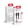 Kabel USB-C - USB-C FORCELL F-Energy C338 60W 1 m Czarny Obsługiwane zasilanie [W] do 60