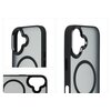 Etui TECTO SHIELD Satin Matt Mag do Apple iPhone 16 Czarny Materiał TPU