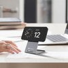 Ładowarka indukcyjna FORCELL F-Energy Flip Charge Qi2 MagSafe 15W Srebrny Czujniki Zabezpieczenie przed przegrzaniem