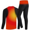 Bielizna podgrzewana MISSION AIR E-Underwear Men Set (rozmiar L) Czarny Materiał Spandex