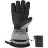 Podgrzewane rękawiczki MISSION AIR E-Gloves Czarno-szary Zasilanie Akumulatorowe