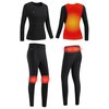 Bielizna podgrzewana MISSION AIR E-Underwear Women Set (rozmiar M) Czarny Element grzewczy Żyła grzewcza