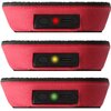 Podgrzewane wkładki do butów MISSION AIR E-Insoles (rozmiar 35-40) Czarno-czerwony Kolor Czarno-czerwony