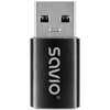 Adapter USB-C - USB 3.1 SAVIO AK-81 Czarny