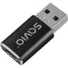 Adapter USB-C - USB 3.1 SAVIO AK-81 Czarny Typ USB - USB Typ-C