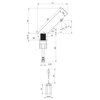 Bateria umywalkowa DEANTE Sense BQR P28R Stal polerowana Rodzaj baterii Sensorowa