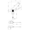 Bateria umywalkowa DEANTE Sense BQR P28V Stal polerowana Rodzaj baterii Sensorowa