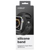 Pasek CELLY Silc do Apple Watch 8/9/SE/SE 2/SE 2022 (38/40/41mm) Czarny Materiał Silikon