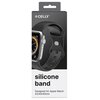 Pasek CELLY Mag do Apple Watch 8/9/10/SE/SE 2/SE 2022/Ultra/Ultra 2 (42/44/45/49mm) Czarny Materiał Tworzywo sztuczne