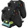 Stacja ładująca PDP Afterglow Wave Dual Charger Xbox Zawartość zestawu 4 zaślepki baterii