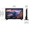 Telewizor JVC LT-24VAH3400 24" LED Android TV Smart TV Tak