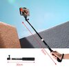 Monopod TECH-PROTECT GA100 Monopad & Selfie Stick Czarny Wyposażenie Uchwyt
