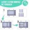 Organizer na pieluchy SIPO OF003 Szaro-miętowy Rodzaj Organizer na pieluchy