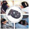 Opaska na oczy WAYA 3D Comfort Star Czarno-biały Kolor Czarno-biały