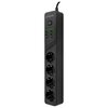 Listwa zasilająca PROOVE Power Socket P-04 (2 m) Czarny Prąd znamionowy [A] 10