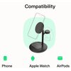 Ładowarka indukcyjna GREEN CELL MagScape 3w1  15W Czarny Qi MagSafe Dedykowany model Urządzenia zgodne ze standardem Qi