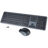 Zestaw HAMA WKM-550 Czarno-szary Układ klawiszy US