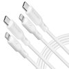 Kabel USB-C - Lightning SPIGEN DuraSync MFI 1 m Biały (2szt.) Rodzaj Kabel