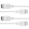 Kabel USB-C - Lightning SPIGEN DuraSync MFI 1 m Biały (2szt.) Gwarancja 12 miesięcy