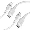 Kabel USB-C - Lightning SPIGEN DuraSync MFI 1 m Biały (2szt.) Długość [m] 1