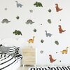 Naklejki na ścianę SIPO Mini Dinozaury WS63051 Materiał Tworzywo sztuczne