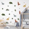 Naklejki na ścianę SIPO Mini Dinozaury WS63051 Wymiar na ścianie [cm] 80.2 x 89.4