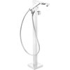 Bateria wannowa stojąca DEANTE Blur BQL 017M Chrom Bateria termostatyczna Tak