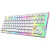 Klawiatura HATOR Gravity X TKL Biały Układ klawiszy Standardowy
