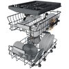 Zmywarka WHIRLPOOL WH6FB10BS7A0W Technologia 6. Zmysł Zużycie energii na 100 cykli w programie EKO 51 kWh = 58.65 zł