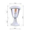 Lampa ogrodowa ELIGHT Fox EKO3513 Biały Wysokość [mm] 290