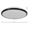 Lampa sufitowa MILAGRO Terma ML6404 Czarny Maksymalna moc żarówki [W] 24