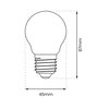 Żarówka LED ELIGHT Filament ST45 EKZF1067 1.5W E27 Rodzaj Żarówka LED