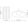 Lampa solarna ELIGHT EKO9150 Kolor Czarny