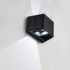 Kinkiet zewnętrzny solarny ELIGHT Wings EKO9098 Czarny Stopień ochrony [IP] IP54