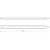 Oprawa liniowa LED ECOLIGHT Batten EK9839 Biały Rodzaj gwintu LED zintegrowany