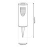 Lampa solarna ELIGHT EKO0722 Wysokość [mm] 80
