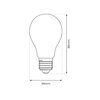 Żarówka LED ELIGHT Filament ST45 EKZF9139 Plastik 1W E27 Rodzaj Żarówka LED