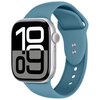 Pasek CRONG Liquid do Apple Watch (44/45/46/49mm) Niebieski Materiał Silikon