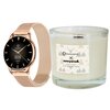 Smartwach MAXCOM Ecowatch 3 Złoty + Świeca Sojowa Sunnysmell