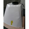 Okap VDB Royal V 60 Biały Niebarwiony 650m3/h 71dB klasa B Filtr przeciwtłuszczowy Aluminiowy