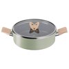 Garnek z pokrywką TEFAL BLOSSOM Mint G1744424 20 cm + Garnek z pokrywką TEFAL BLOSSOM Mint G1747024 24 cm + Garnek z pokrywką TEFAL BLOSSOM Mint G1744624 24 cm + Rondel z pokrywką TEFAL BLOSSOM Mint G1742324 18 cm Przeznaczenie Kuchnie elektryczne